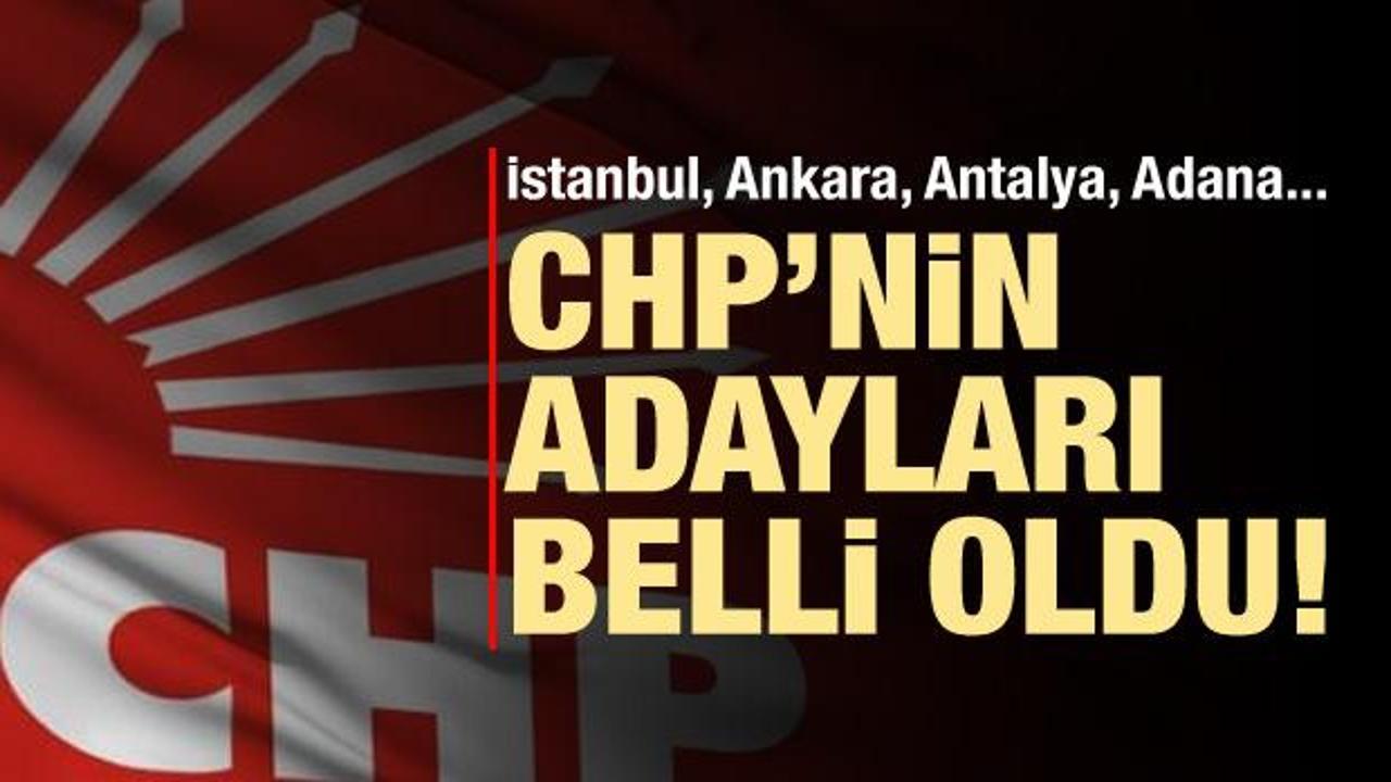 CHP'nin İstanbul ve Ankara adayı belli oldu!