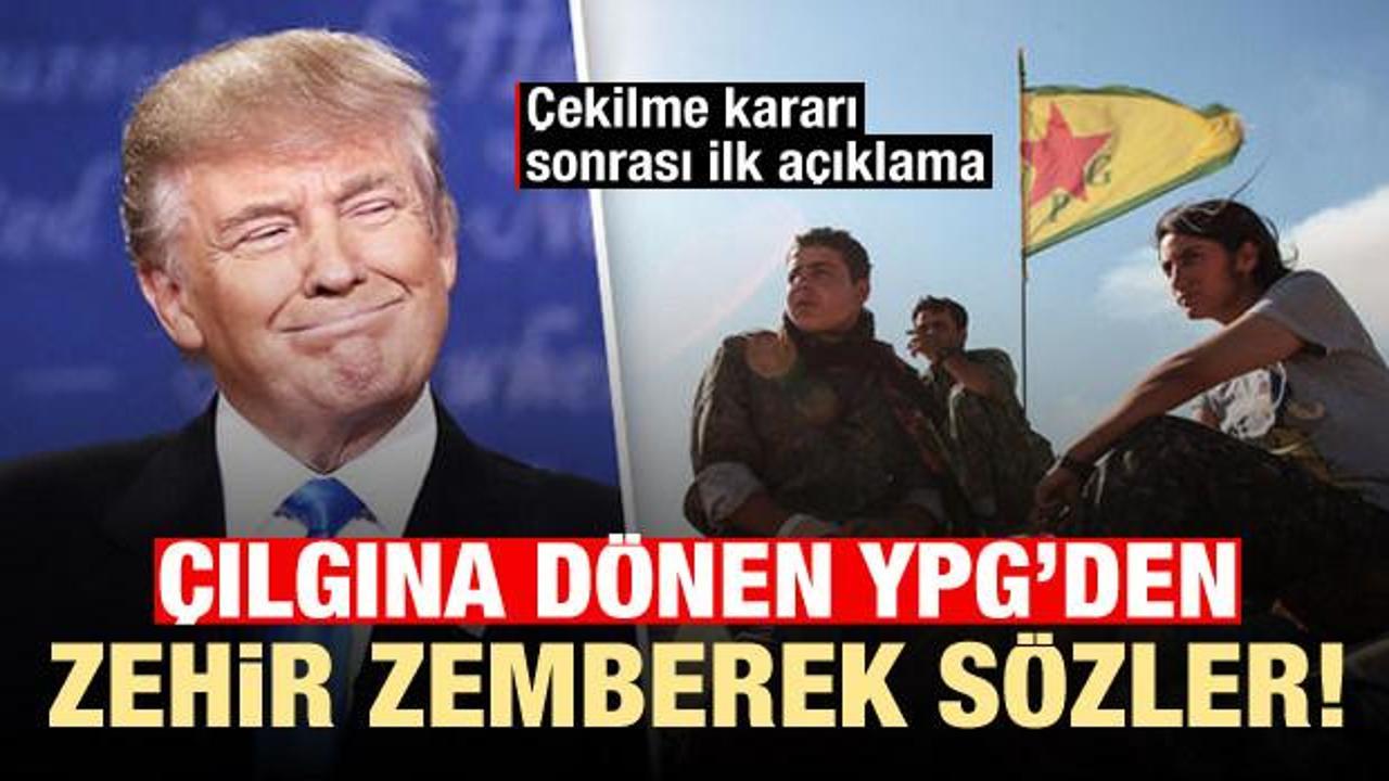 Trump'ın kararı sonrası PKK/YPG'den ilk açıklama!