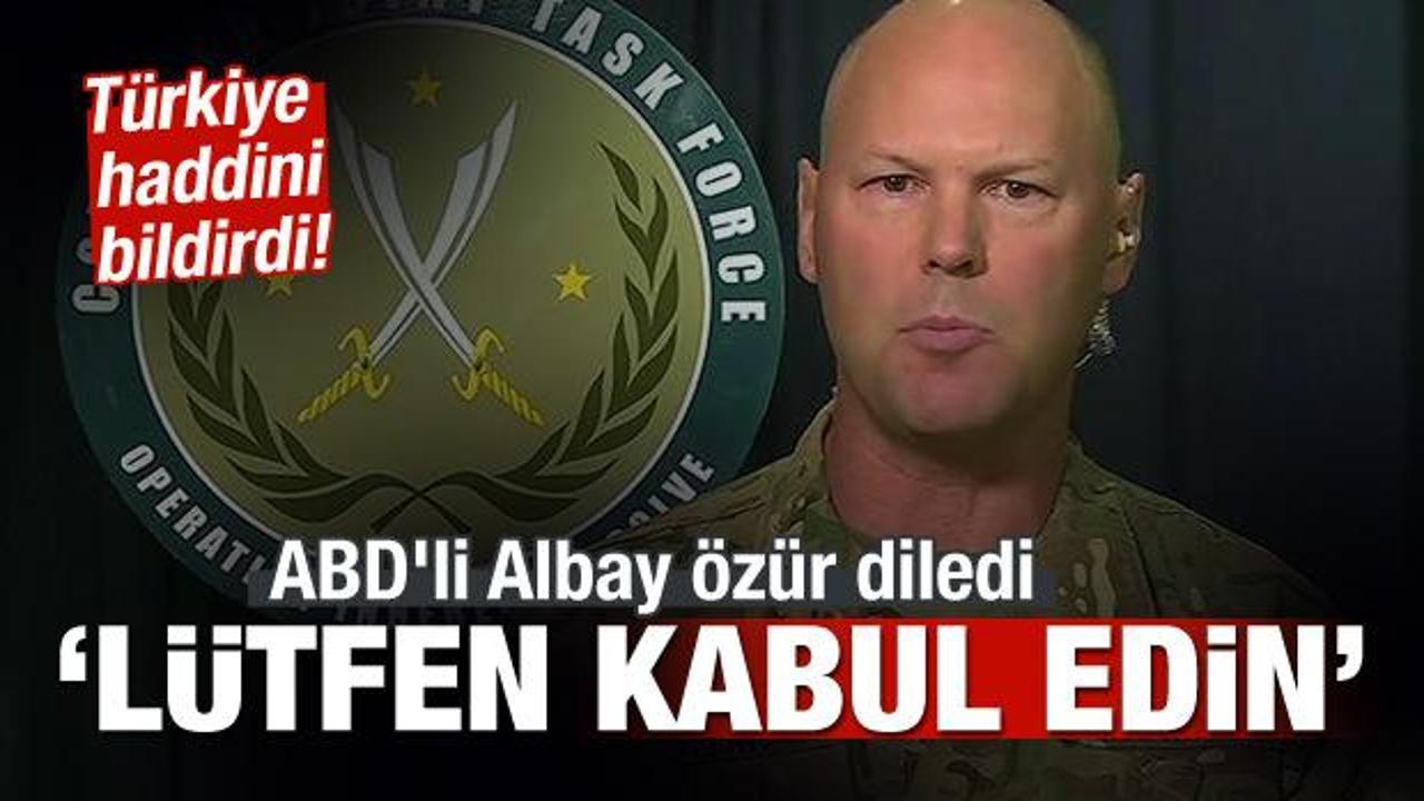 Türkiye haddini bildirdi! ABD'li Albay özür diledi