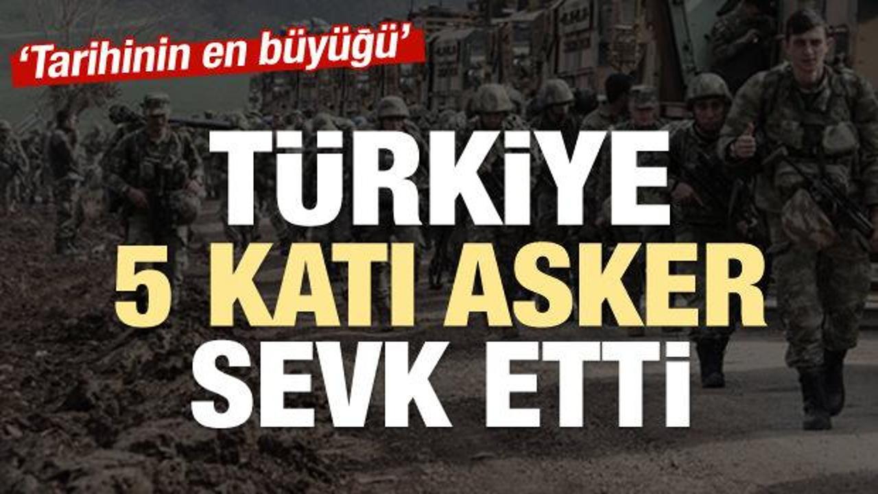 Cumhuriyet tarihinin en b&uuml;y&uuml;k operasyonu