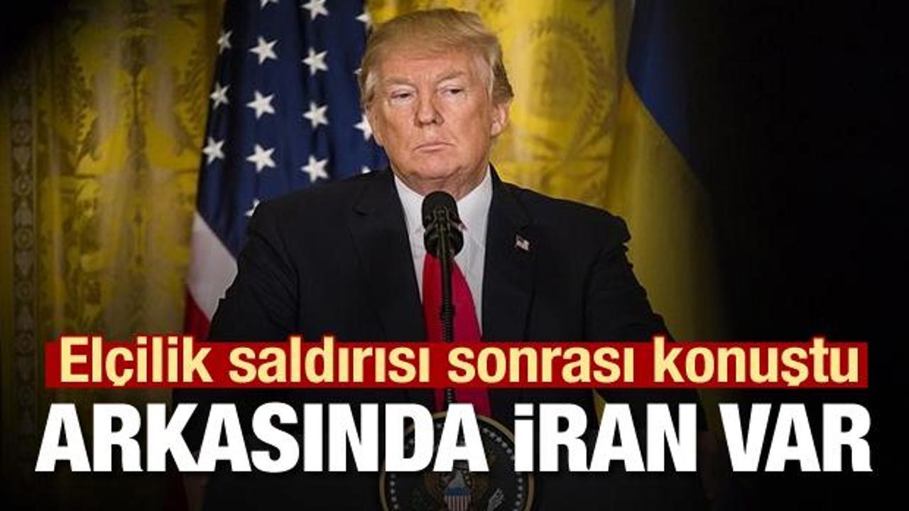 Trump: ABD Büyükelçiliği'ne saldırıyı İran organize ediyor