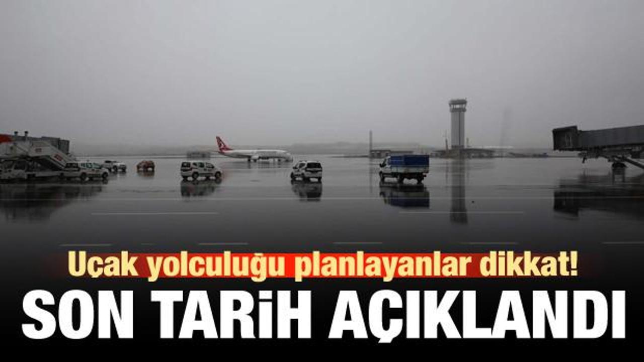 İstanbul Havalimanı'na taşınma hakkında son tarih!