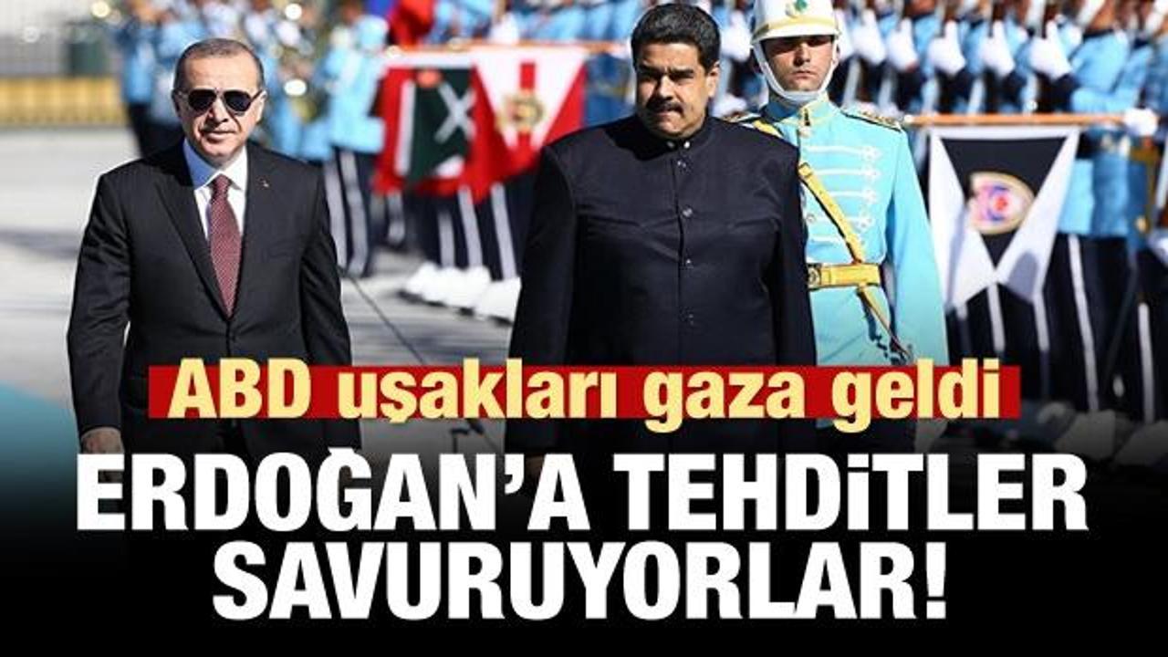 ABD uşağı Emre Uslu'dan alçakça Maduro-Erdoğan tweeti!