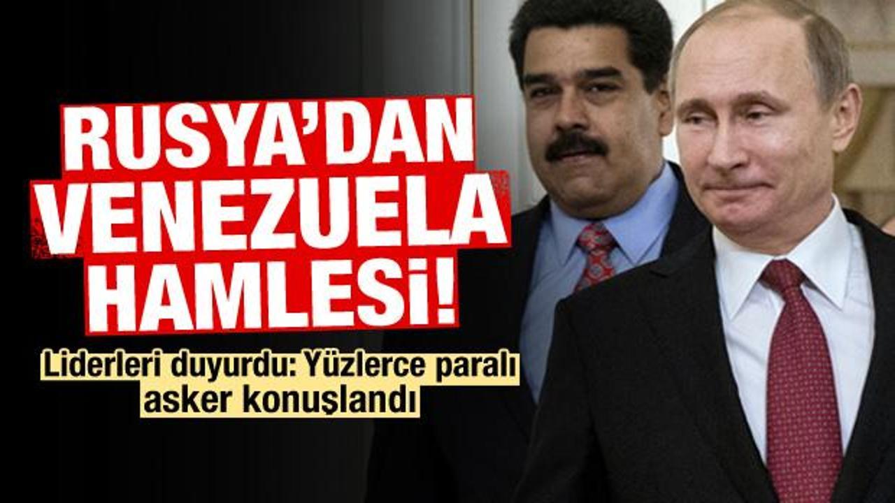 Rusya'dan Venezuela hamlesi! Yüzlerce paralı asker konuşlandı