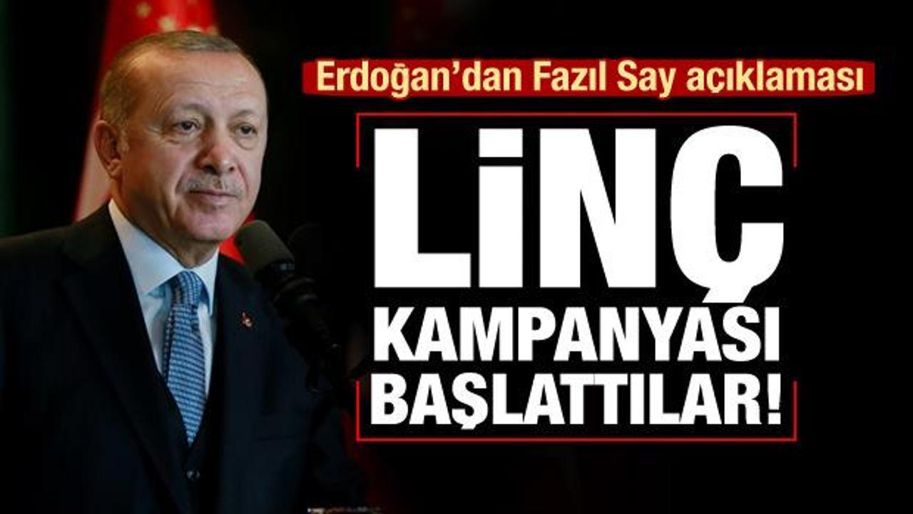 Cumhurbaşkanı Erdoğan: Fazıl Say konseri daveti gelir gelmez...