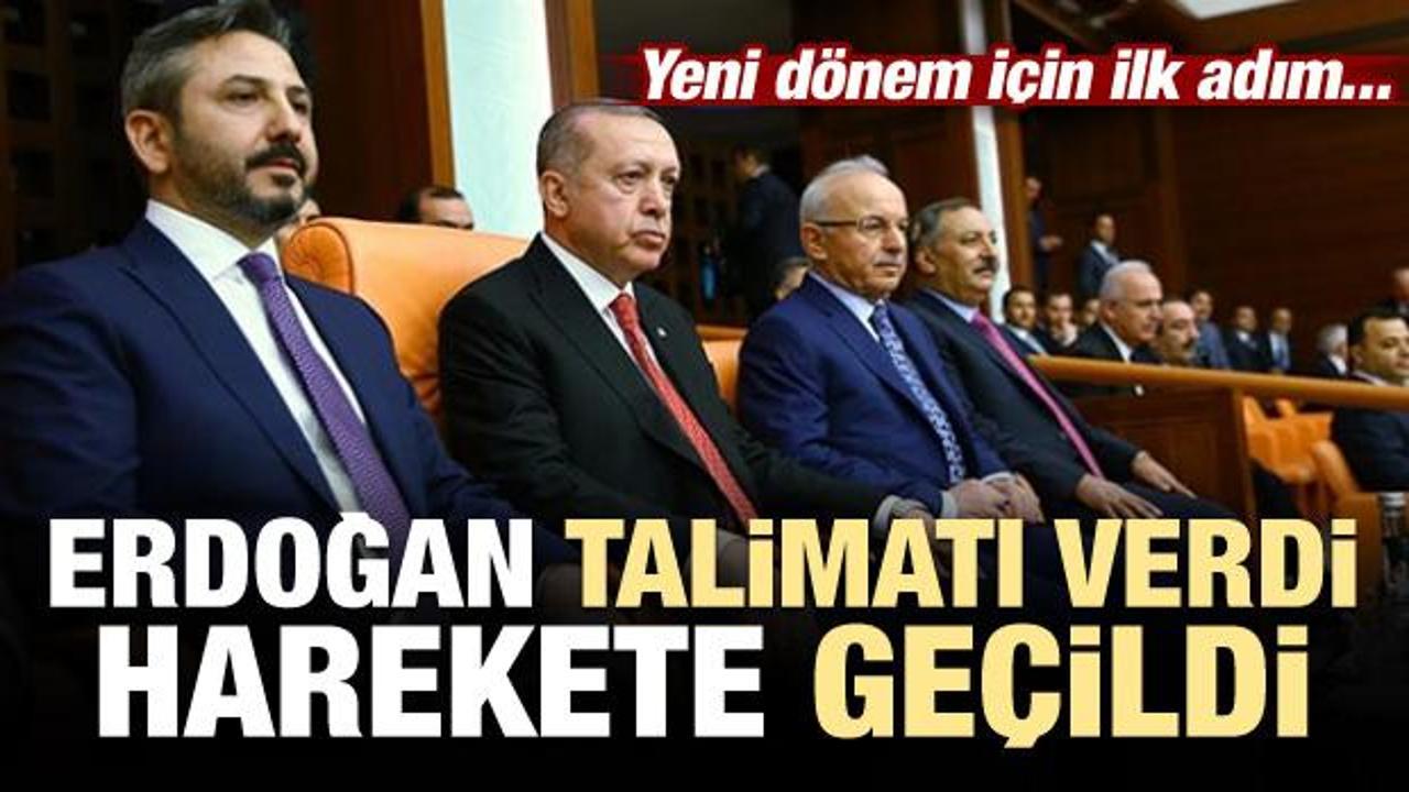 Erdoğan talimatı verdi! Yeni dönem