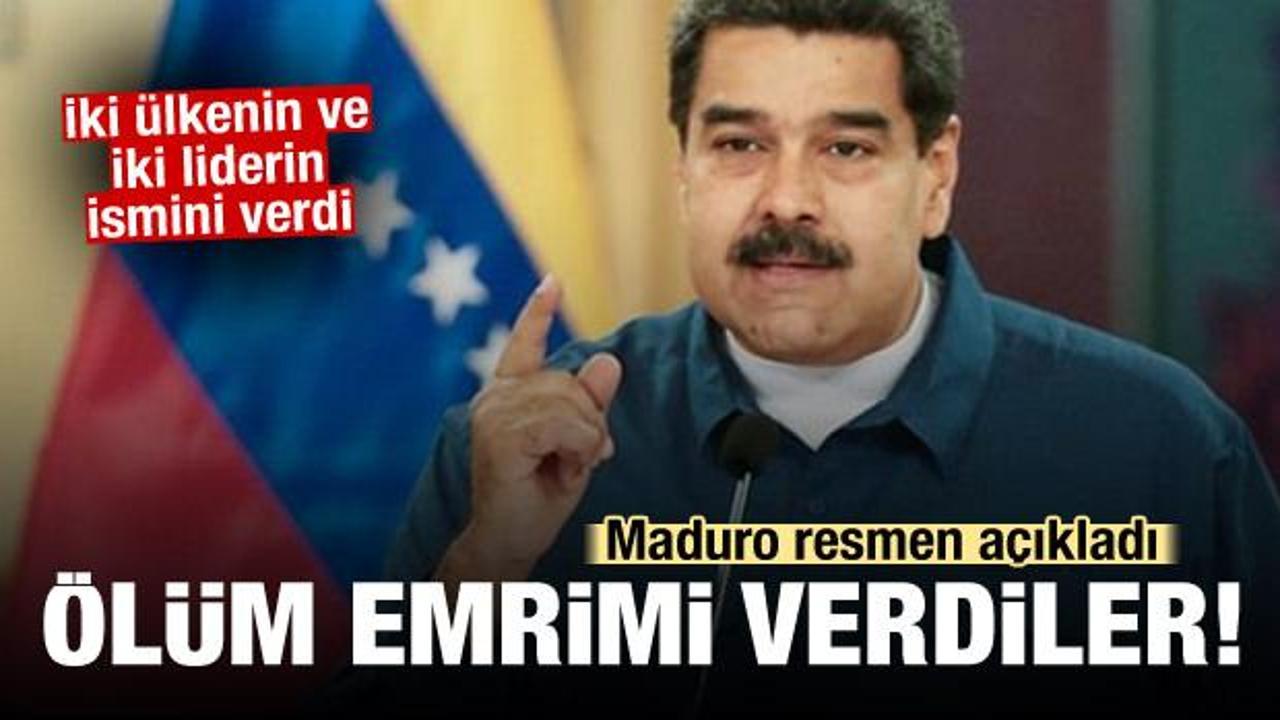 Maduro: Trump benim için 'öldürün' emri verdi