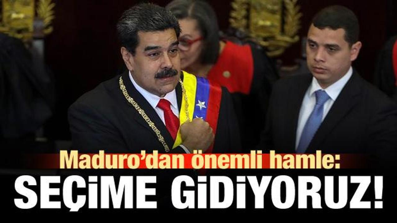 Maduro'dan önemli hamle! Seçime gidiyoruz!