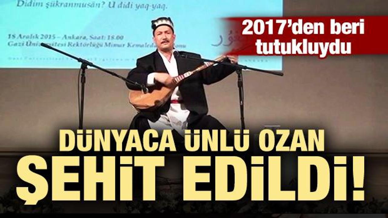 D&uuml;nyaca &uuml;nl&uuml; ozan şehit edildi