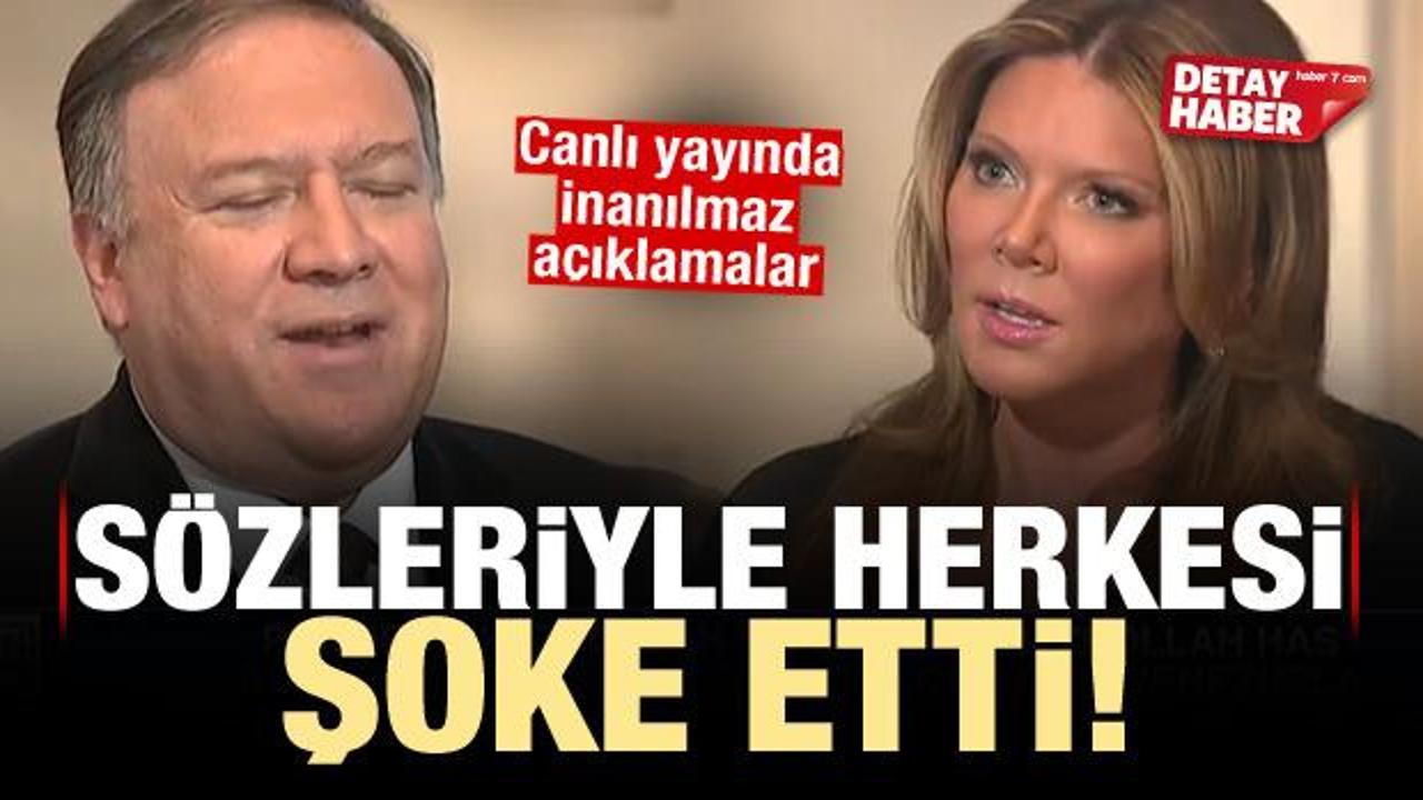 Pompeo'dan inanılmaz a&ccedil;ıklama! S&ouml;zleriyle herkesi şoke etti