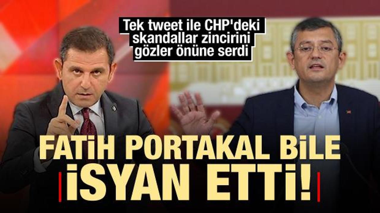 Tek tweet ile CHP'deki skandallar zincirini gözler önüne serdi