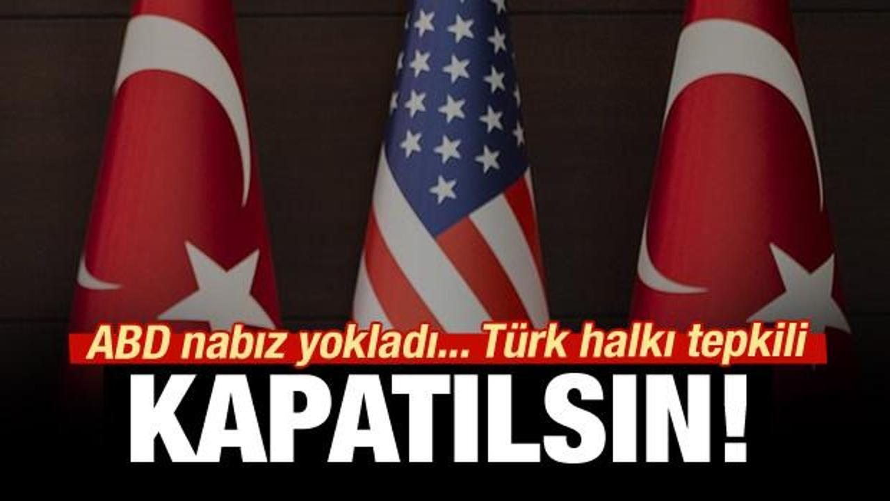 Türk halkı tepkili: İncirlik kapatılsın!