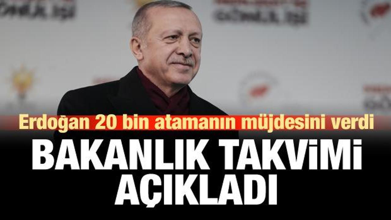 Cumhurbaşkanı Erdoğan'dan öğretmen adaylarına müjde!