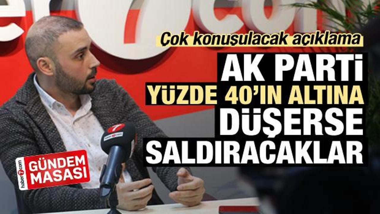 Selman Öğüt: AK Parti yüzde 40'ın altına düşerse saldıracaklar
