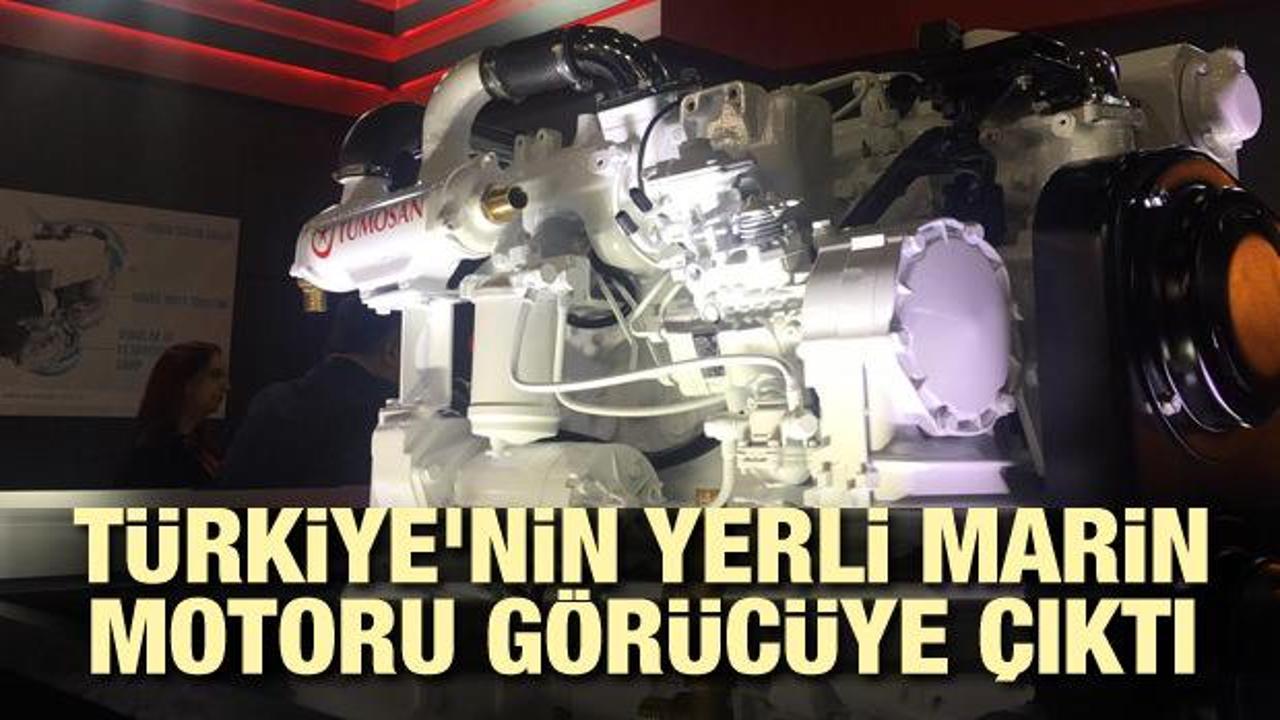 Türkiye'nin 100 Yerli Marin motoru görücüye çıktı
