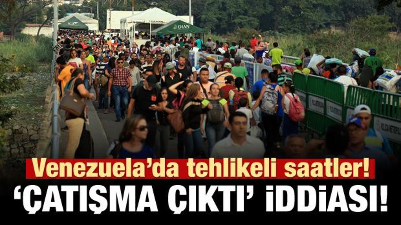 Venezuela'da çatışma iddiası!