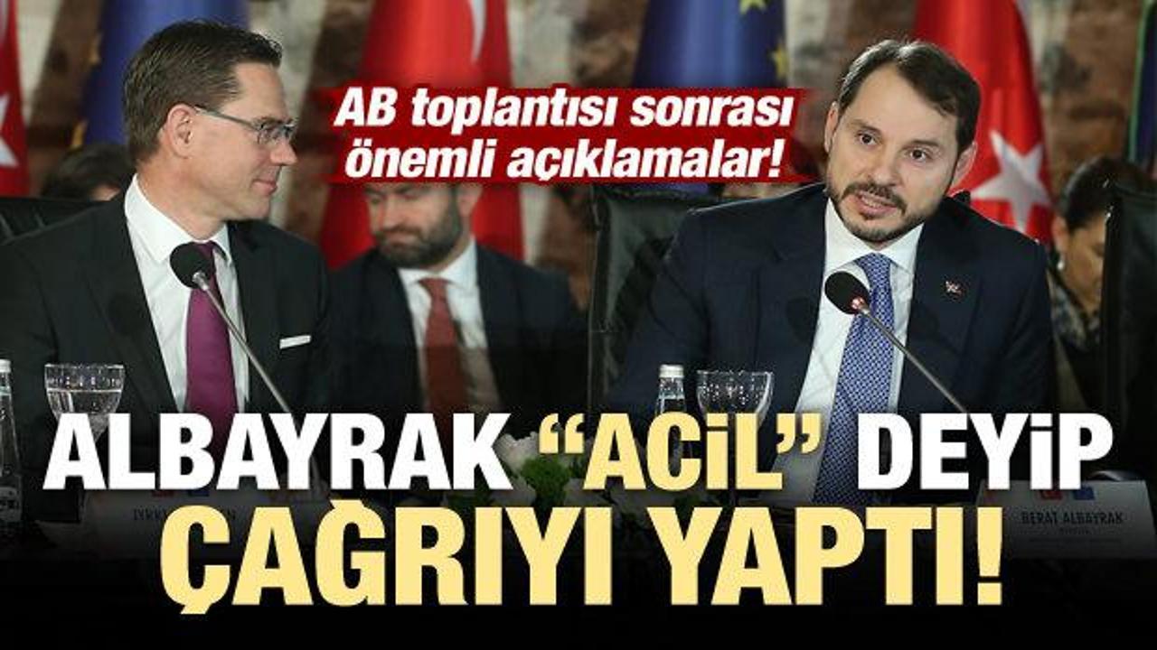 Bakan Albayrak 'acil' deyip çağrıyı yaptı!