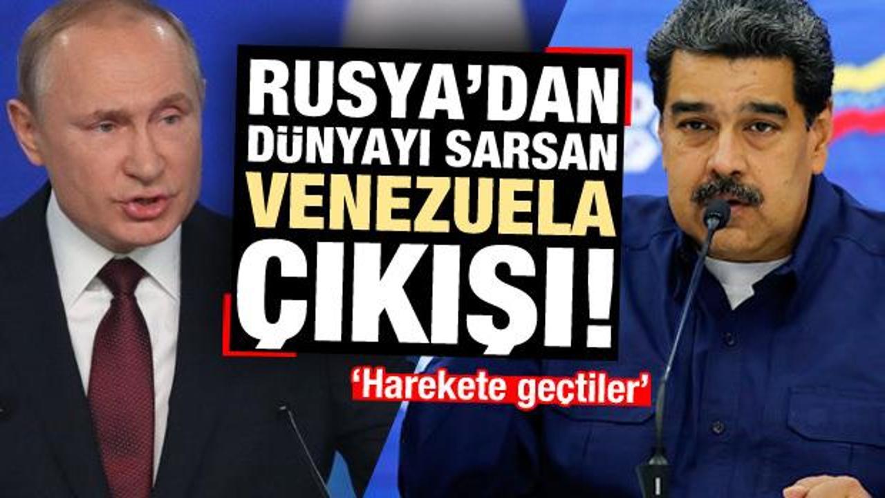 Rusya'dan dünyayı sarsan Venezuela açıklaması!