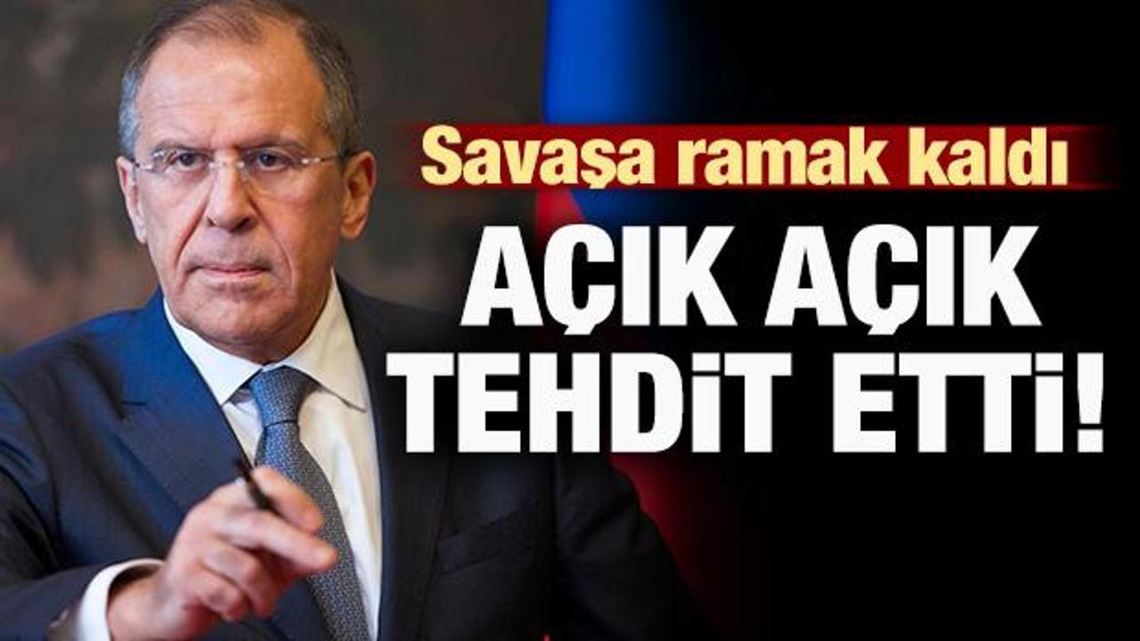 Lavrov açık açık tehdit etti: Cevap vereceğiz!