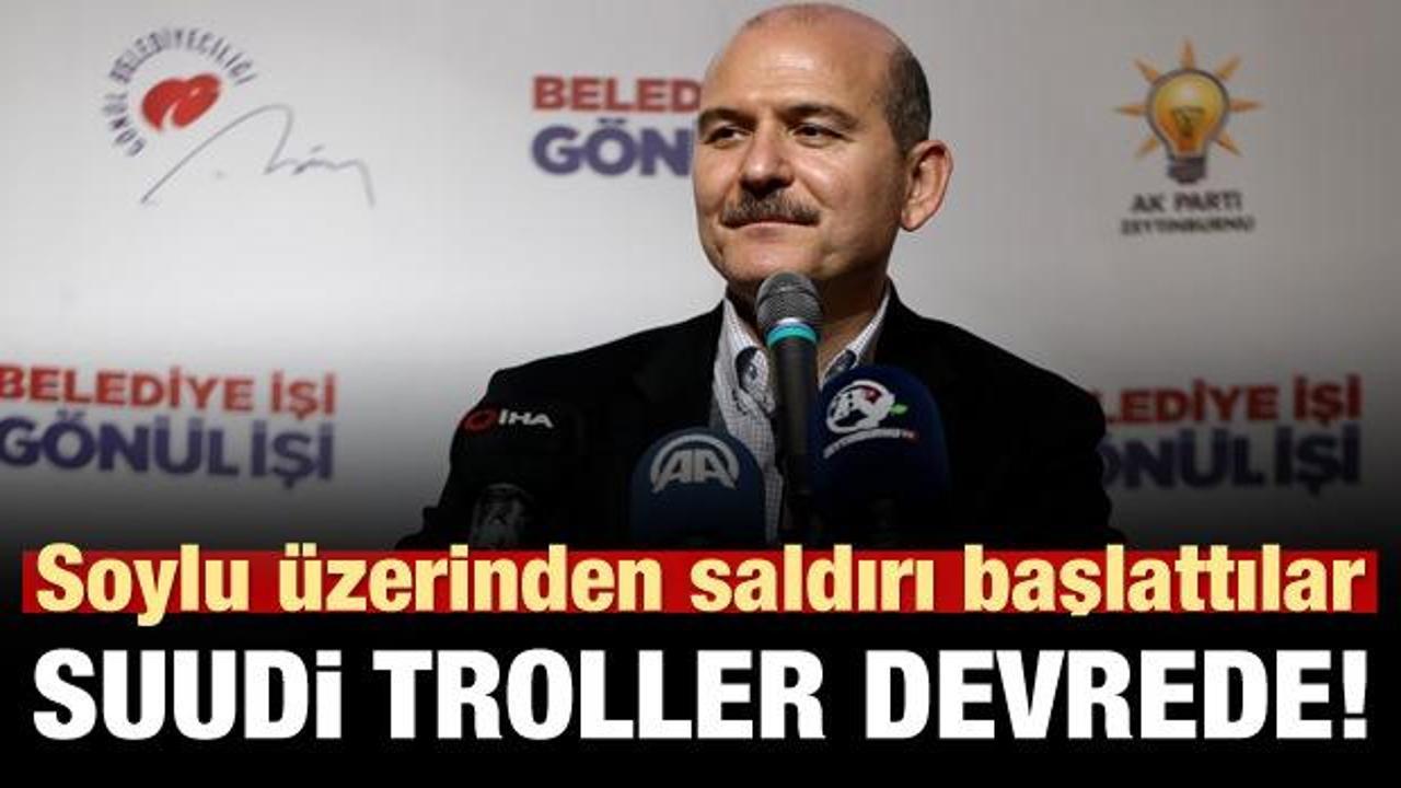 Suudi troller Süleyman Soylu üzerinden Türkiye'ye saldırıyor!