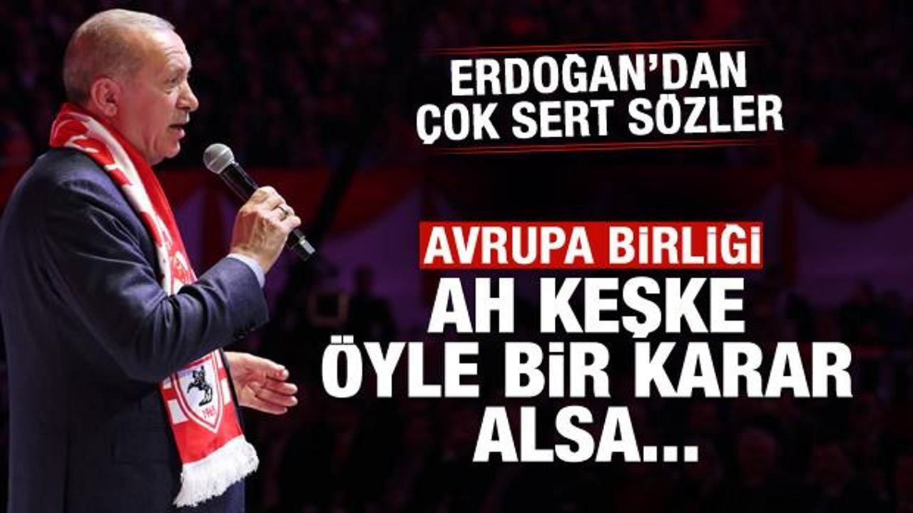 Erdoğan: Ah keşke öyle bir karar alsalar...