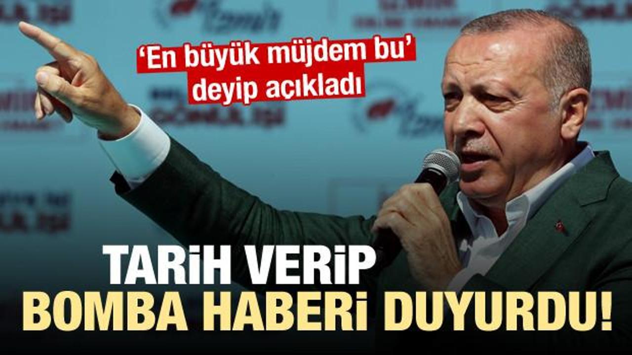 Erdoğan'dan CHP'nin kalesinde bomba haber: En büyük müjdem bu