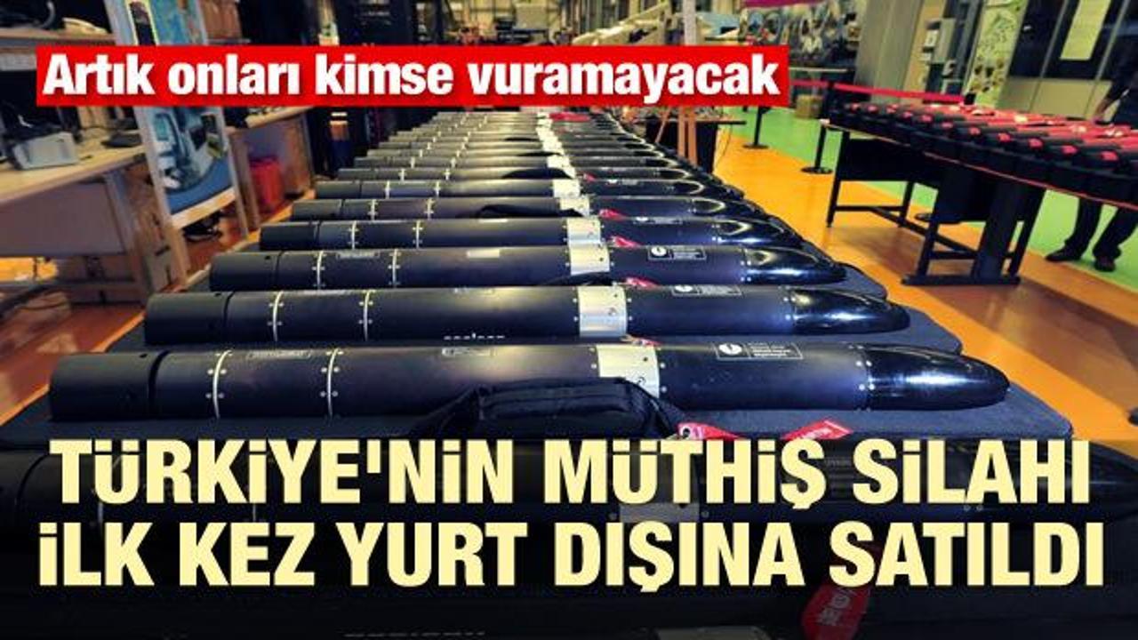 Türkiye'nin müthiş silahı ilk kez yurt dışına satıldı