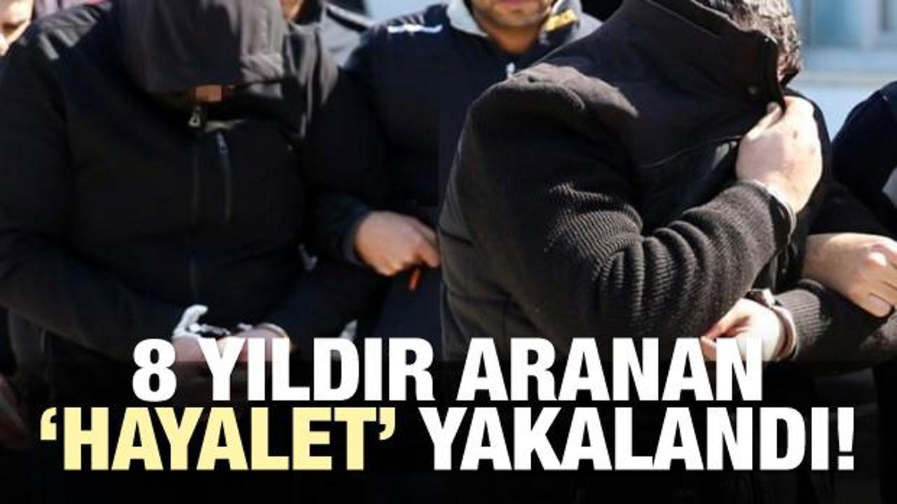 Ankara'da 8 yıldır aranan "hayalet" yakalandı