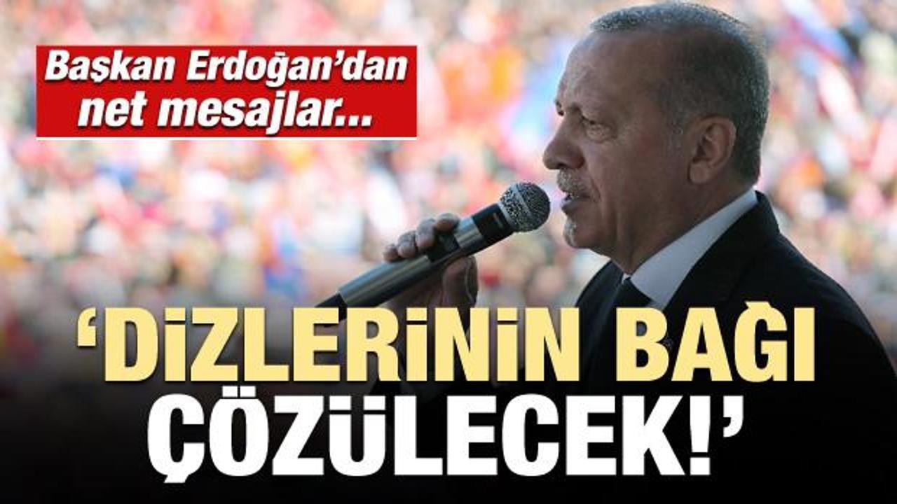 Başkan Erdoğan: Dizlerinin bağı çözülecek...