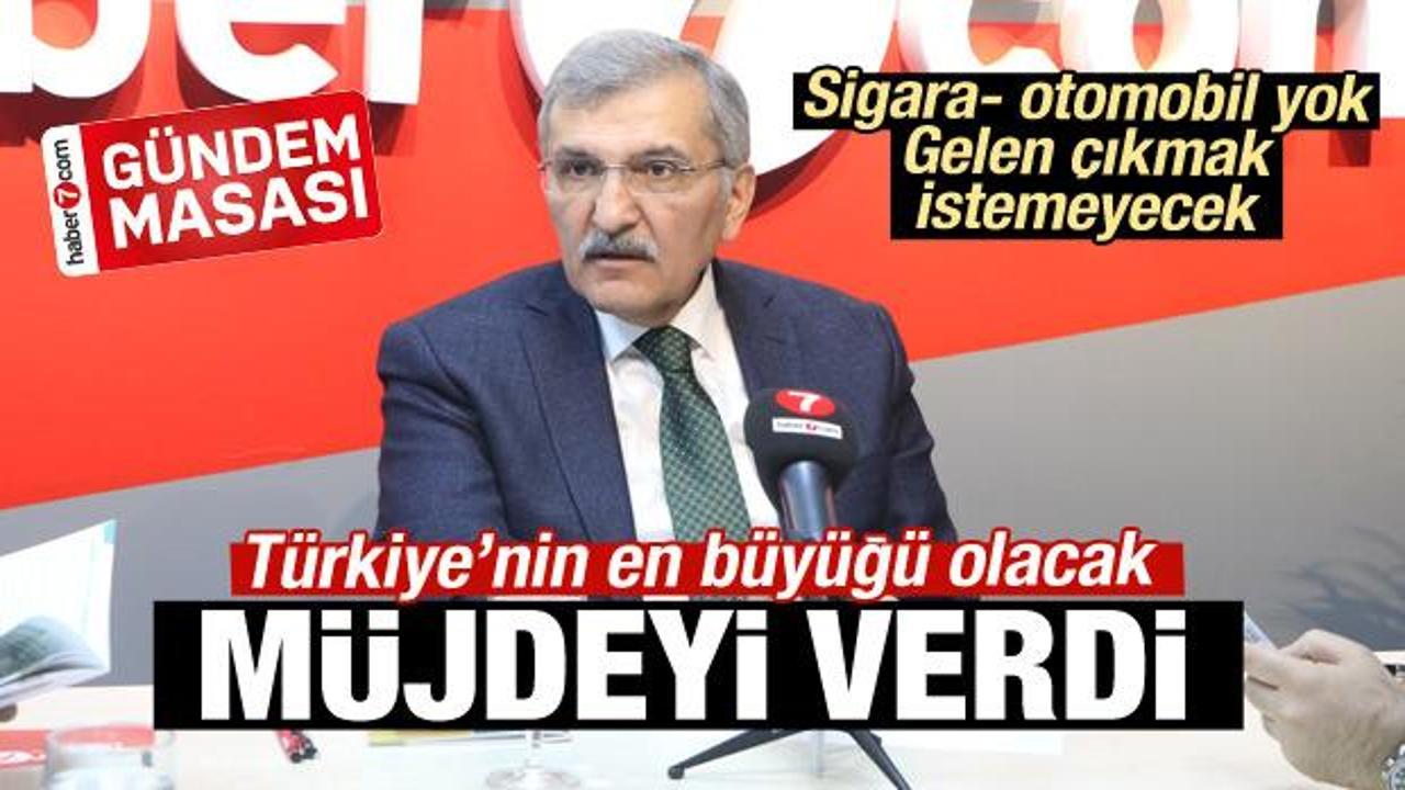 Murat Aydın müjdeyi verdi: Türkiye'nin en büyüğü olacak