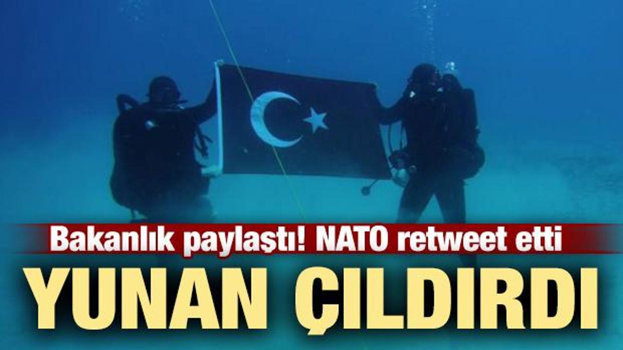 NATO retweet etti! Yunanistan'ı çıldırtan fotoğraf