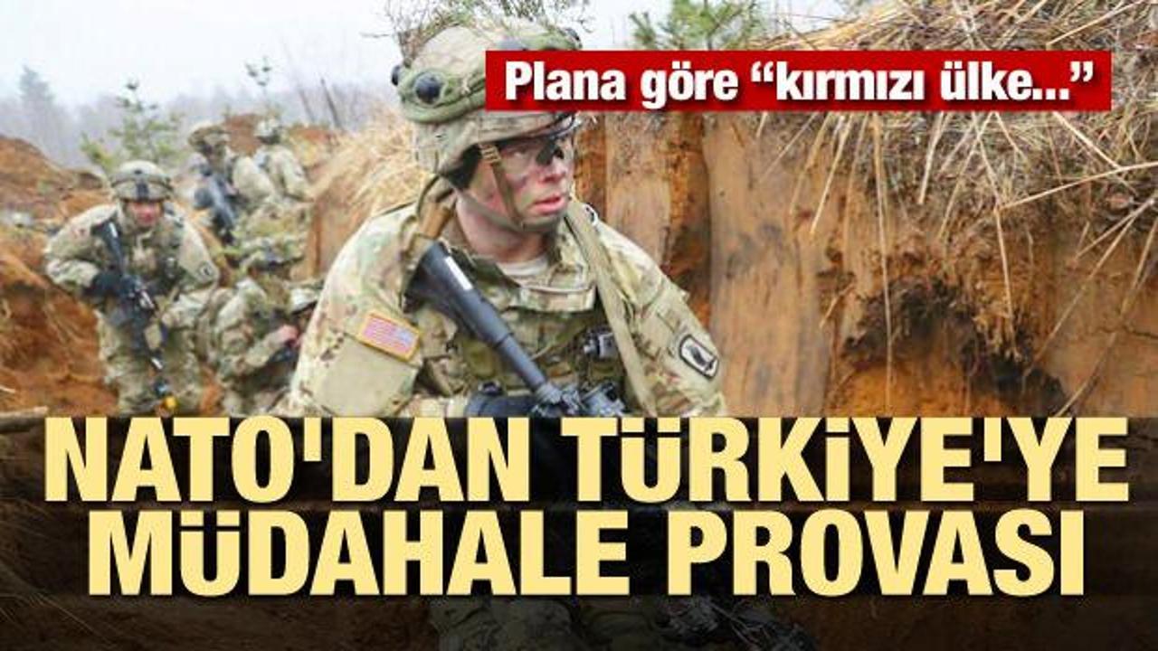 NATO'dan Türkiye'ye müdahale provası