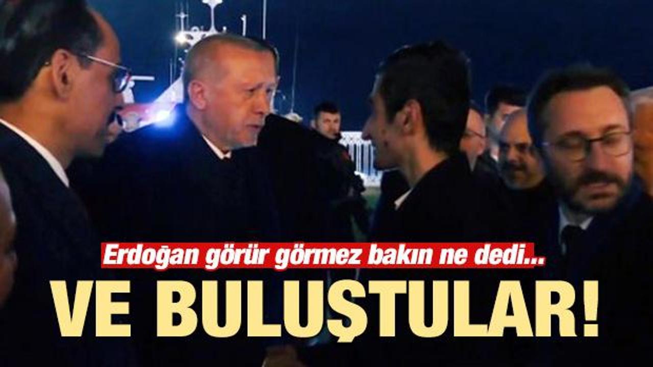 Bayburtlu Yusuf Özoğul, Cumhurbaşkanı Erdoğan'la bir arada