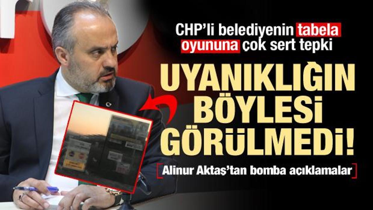 CHP'li belediyenin algı belediyeciliğine sert tepki!