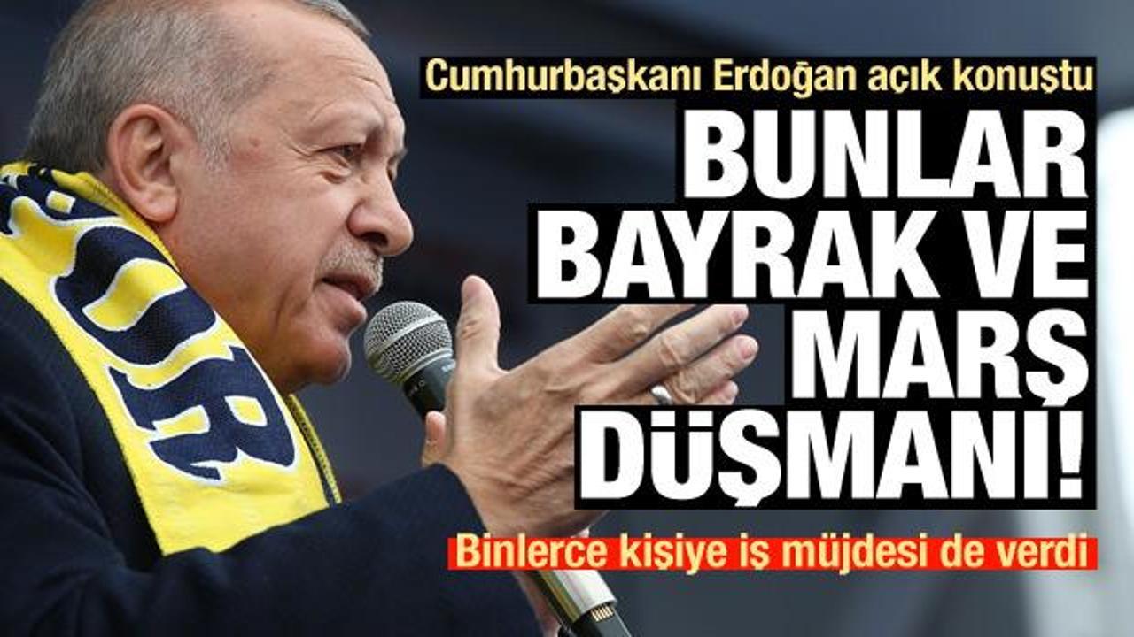 Erdoğan net konuştu: HDP bayrak ve marş düşmanı! İş müjdesi de verdi