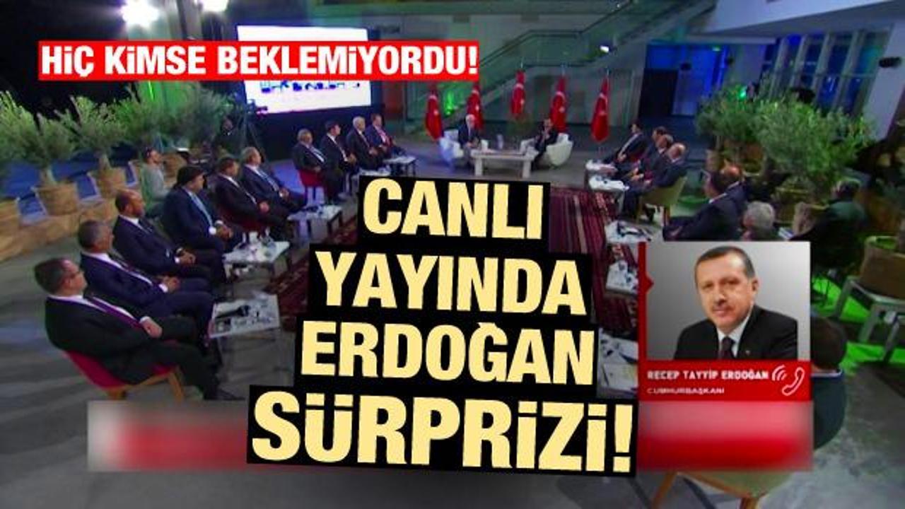 Ülke TV canlı yayınında Erdoğan sürprizi! Hiç kimse beklemiyordu