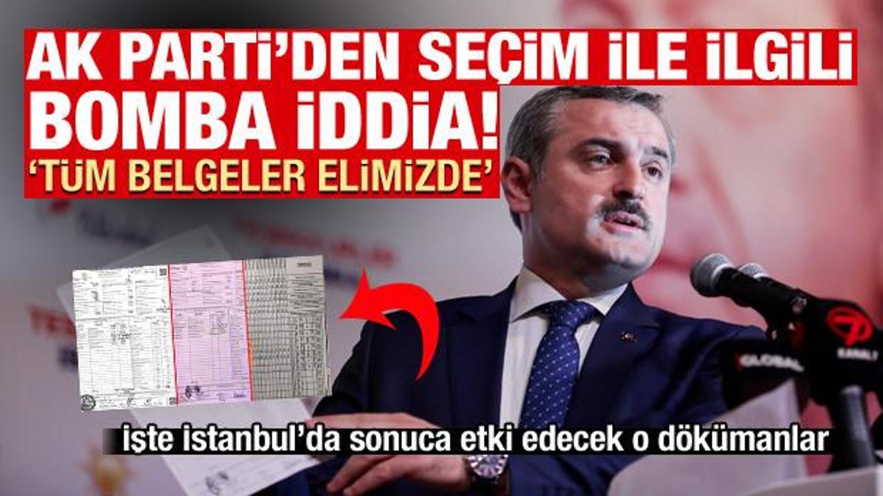 AK Parti'den seçimde büyük usulsüzlük iddiası: Tüm belgeler elimizde
