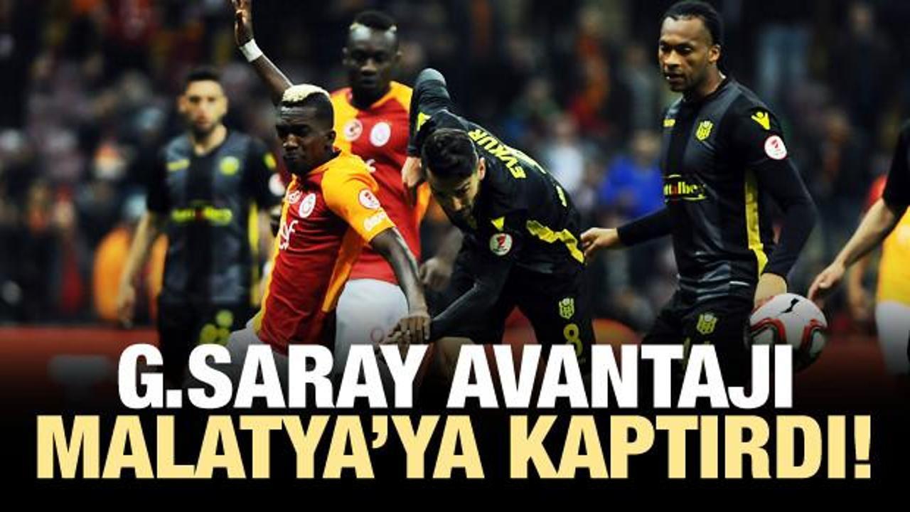 Galatasaray final için avantajı kaptırdı!