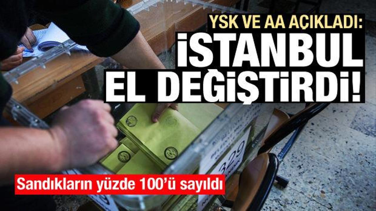 İstanbul'da tüm oylar sayıldı! İl Seçim Kurulu sonuçları açıkladı