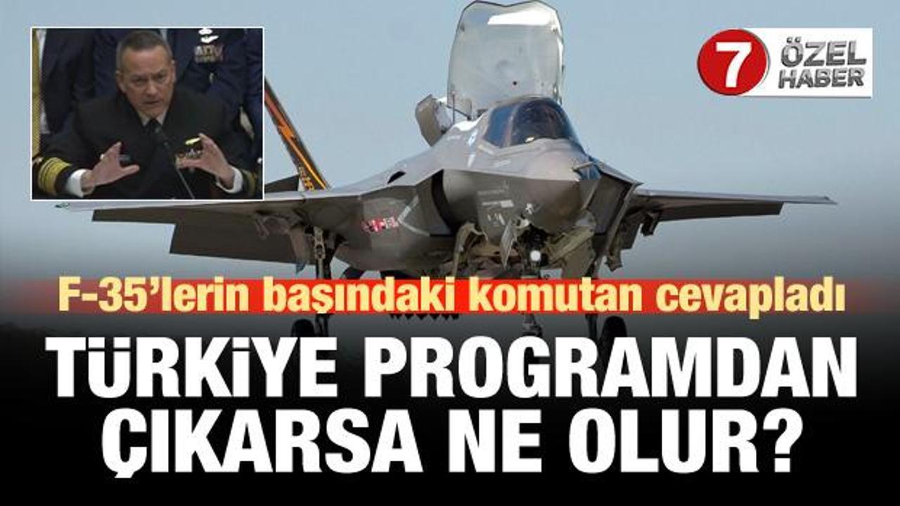 Türkiye F-35 programından çıkarsa ne olur? ABD'li komutan cevapladı!