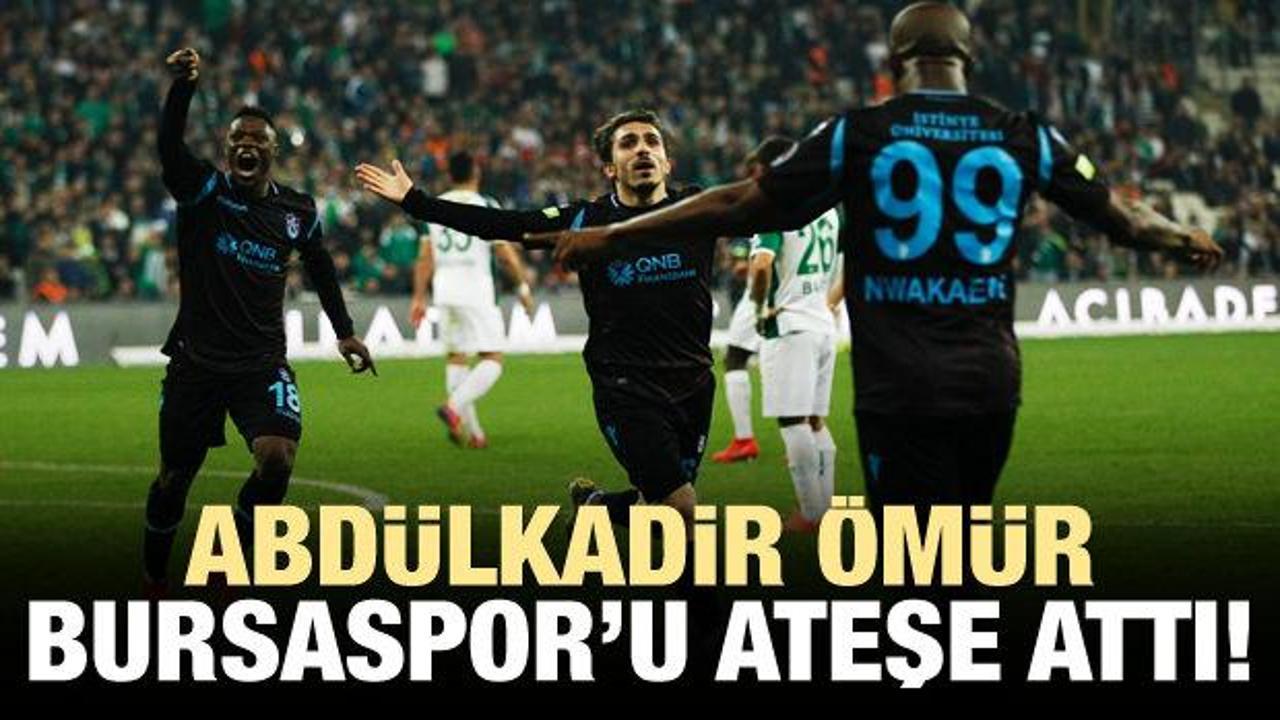 Abdülkadir Ömür Bursaspor'u ateşe attı!