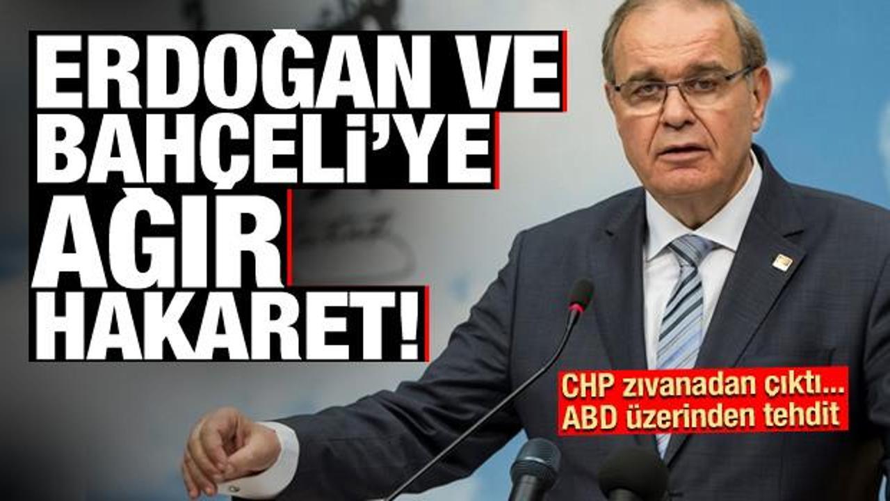 CHP'den Erdoğan ve Bah&ccedil;eli'ye ağır hakaret! Sarayın kibirlisi ve...