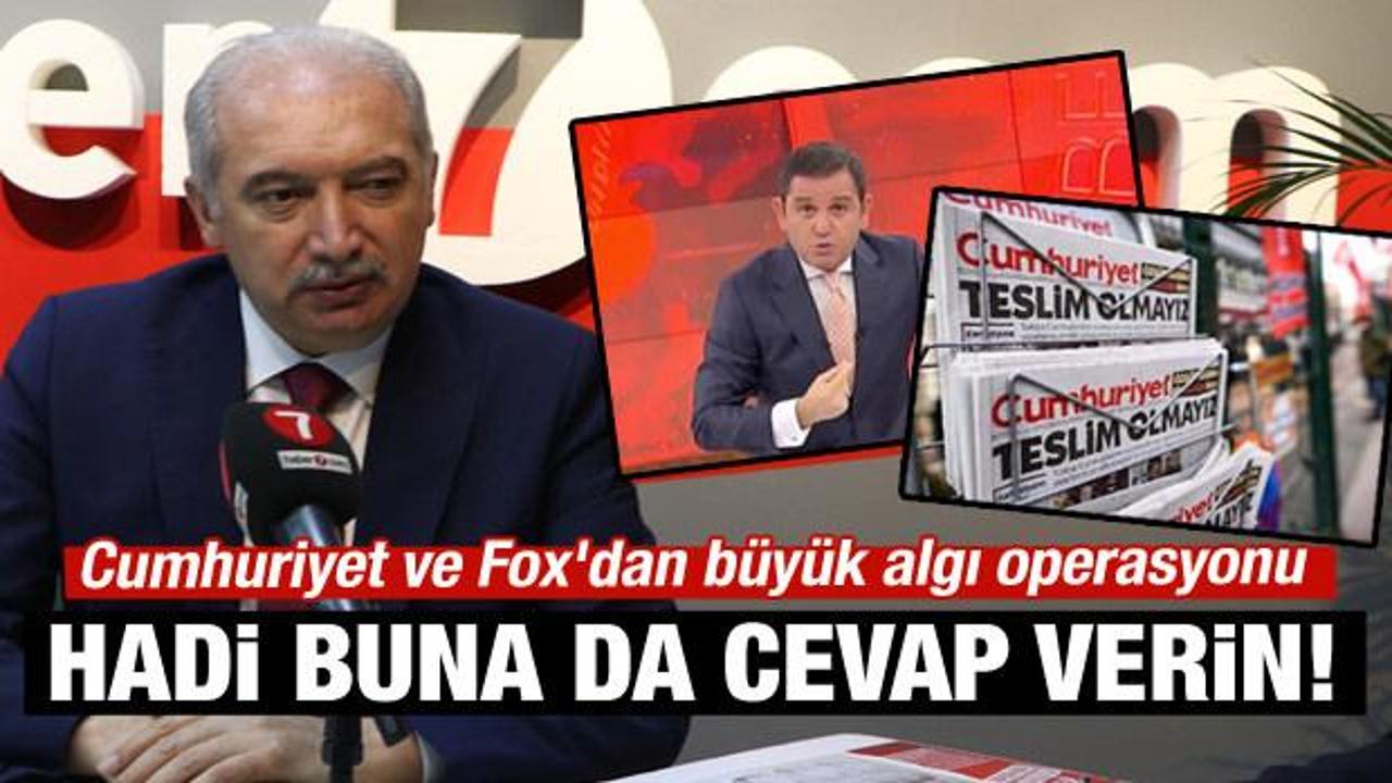Cumhuriyet Gazetesi ve Fox'dan büyük algı operasyonu