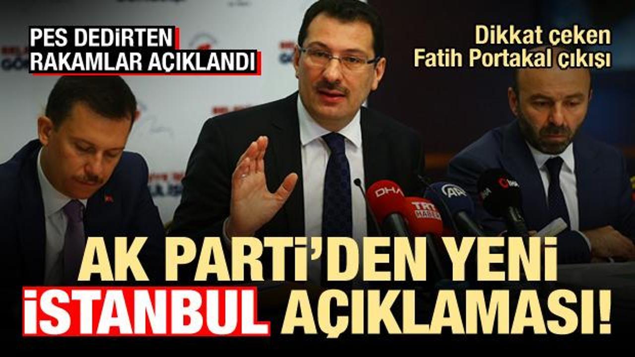 AK Parti'den İstanbul açıklaması! Dikkat çeken Fatih Portakal çıkışı