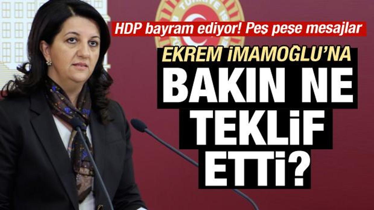 HDP'den İmamoğlu'na tebrik yağdı
