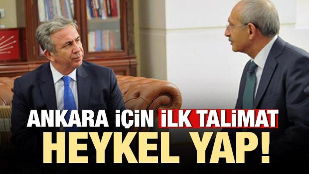 Kılıçdaroğlu'ndan Yavaş'a Ankara için ilk talimat: 'Heykel yapın'