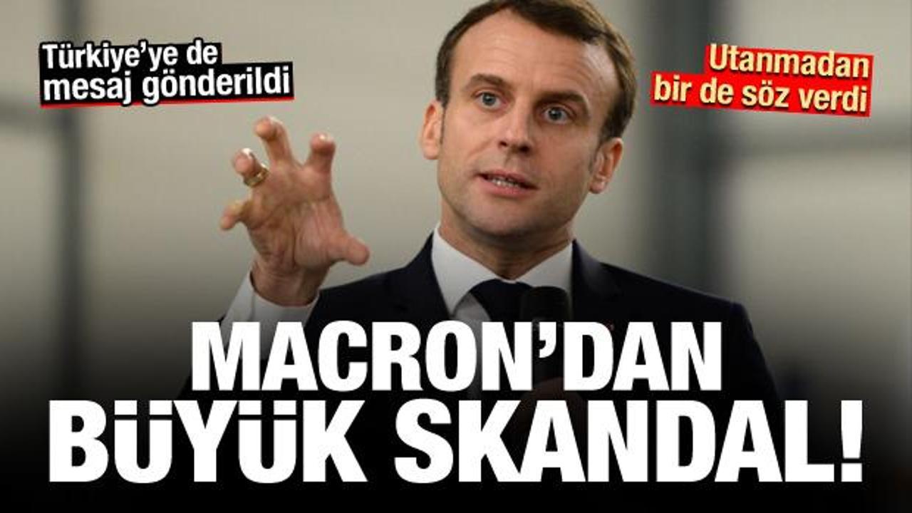 Macron'dan PKK skandalı! Utanmadan bir de söz verdi