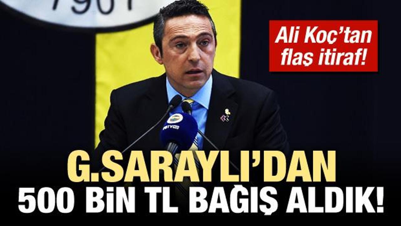Ali Ko&ccedil;: İsmini vermek istemediğim bir G.Saraylı...
