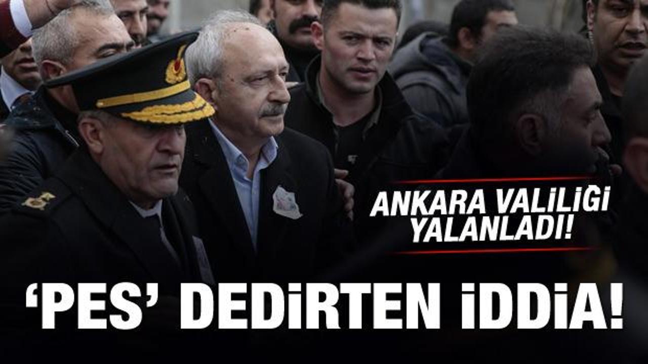 Ankara Valiliğinden iddialara yalanlama!