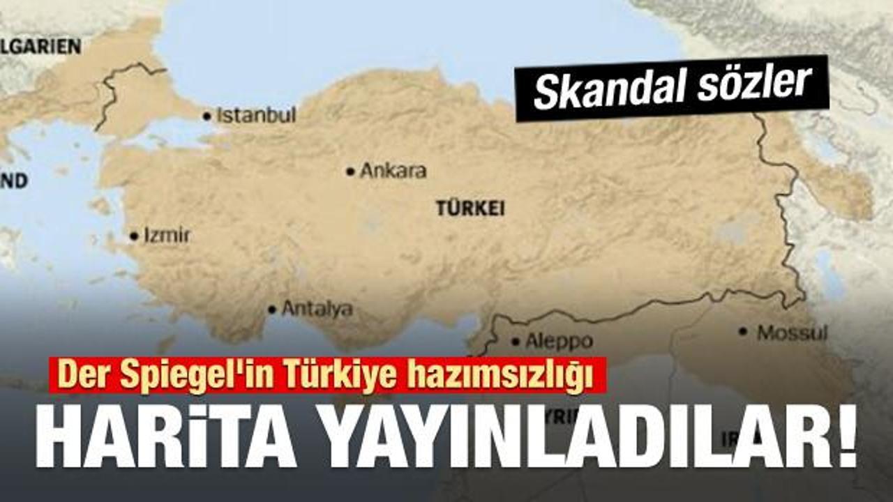 Der Spiegel'in Türkiye hazımsızlığı: Harita yayınladı!